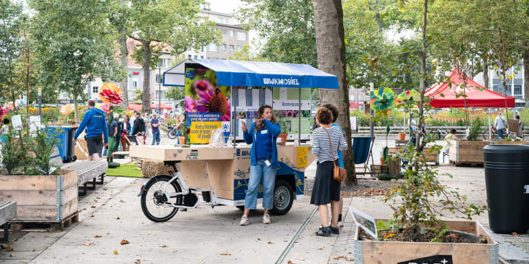 Elektrische bakfiets gemeente voor de wijk